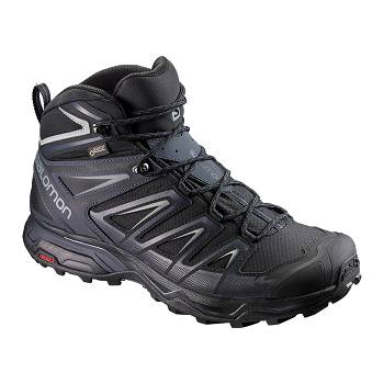 Salomon X ULTRA 3 MID GTX - Cierne Turistické Topánky Panske, S0079SK